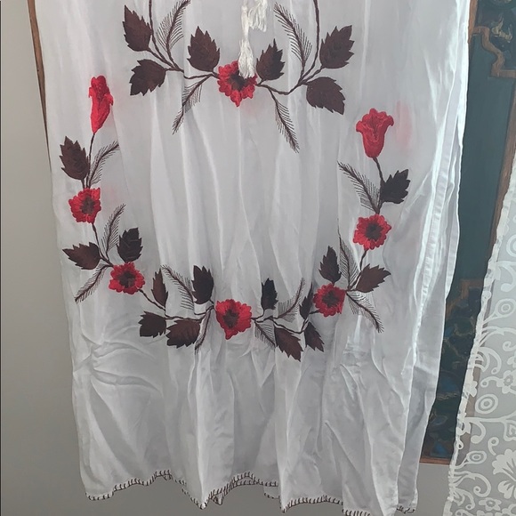 ARNHEM Arion White Embroidered Maxi Dress - Picture 7 of 9